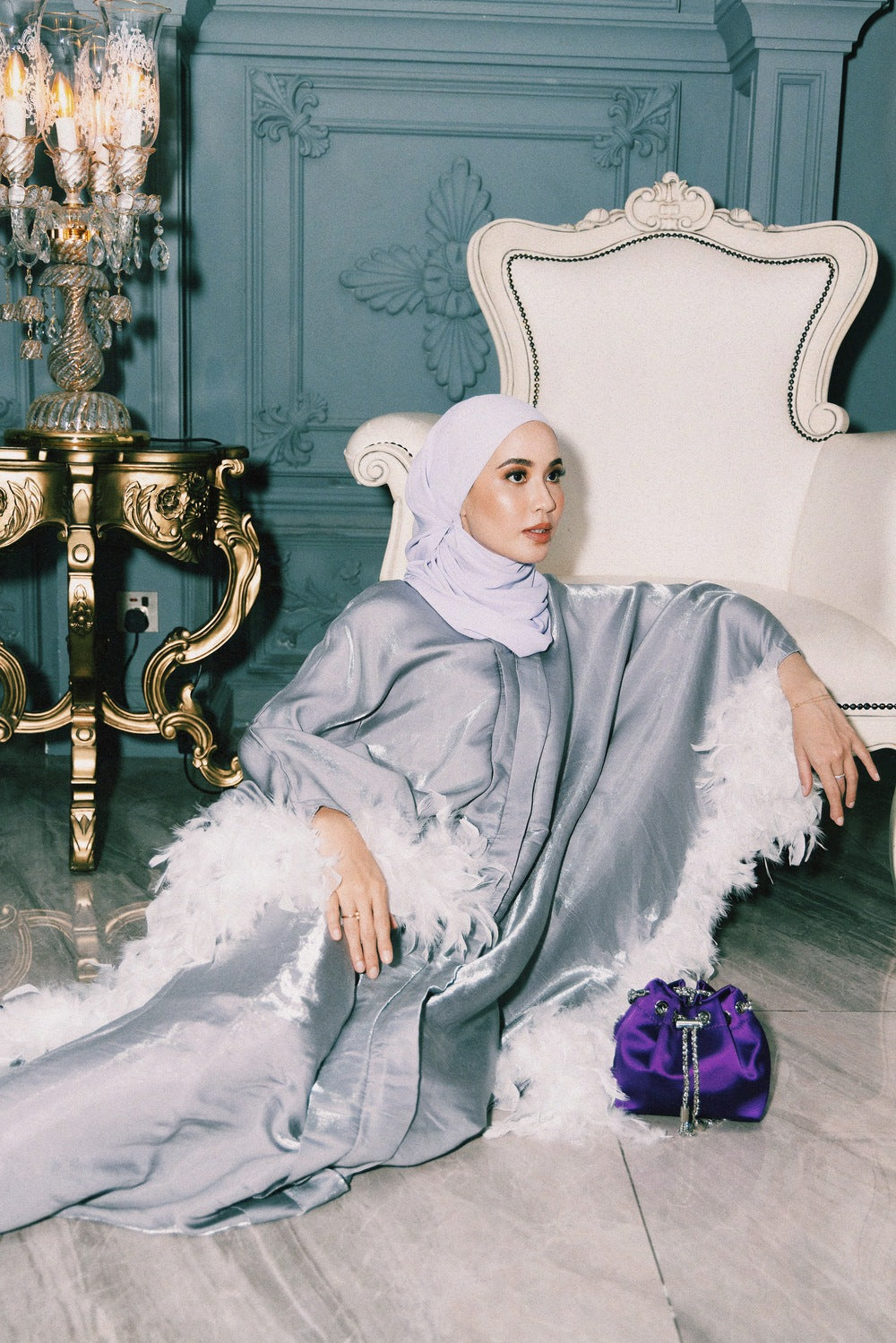 SEYA Satin in Purple