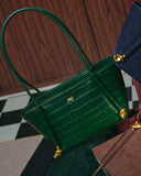 LAURA Croc in Pine Green