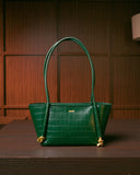 LAURA Croc in Pine Green